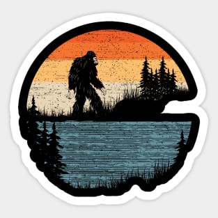 Bigfoot Lake Sunset Sticker